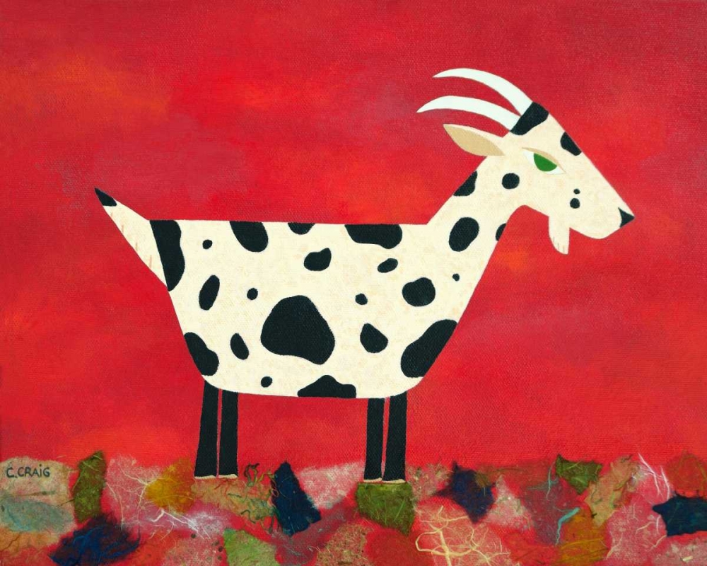 Art Print: Vincent Van Goat