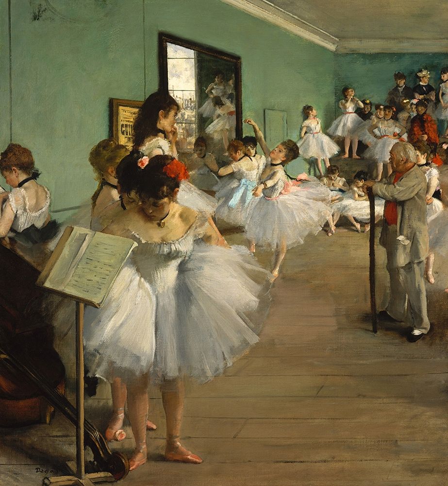 Wall art: The Dance Class, by Degas, Edgar