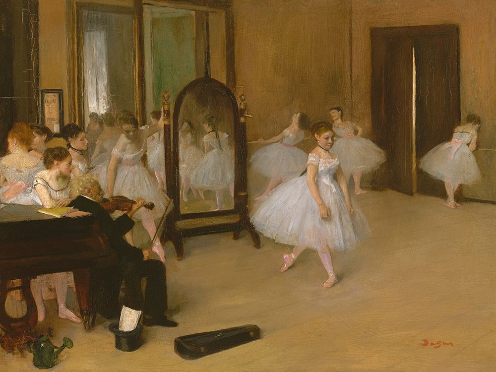 Wall art: The Dancing Class, by Degas, Edgar