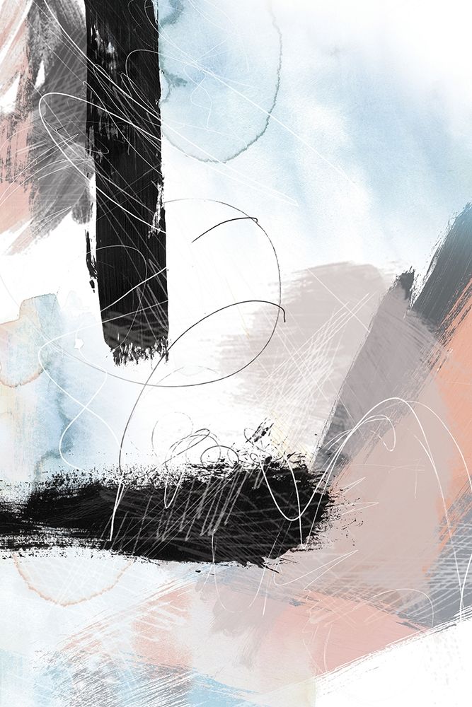 Art Print: Abstract Blush No. 1