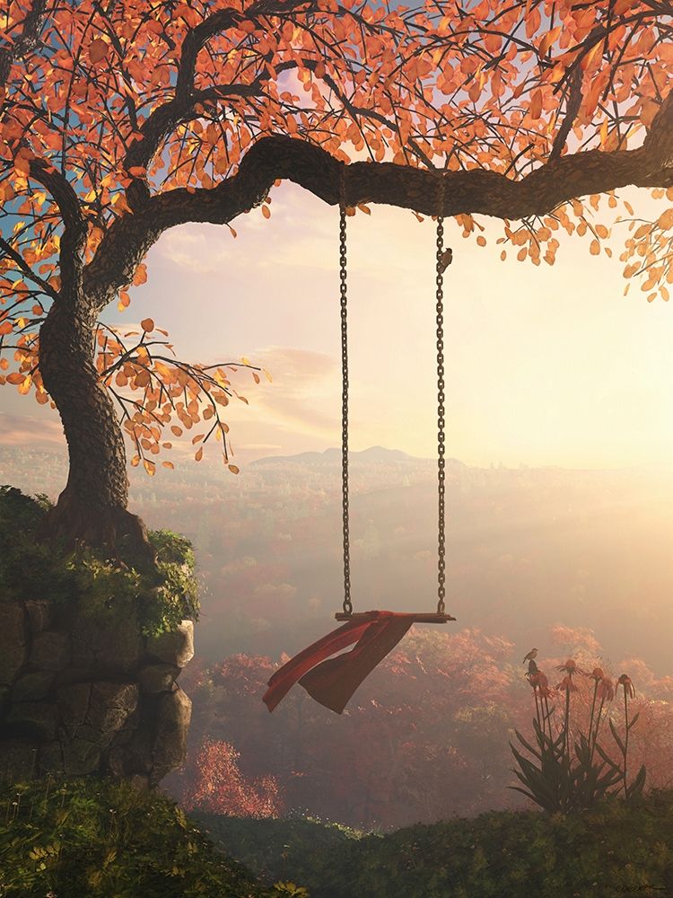 Art Print: Tree Swing