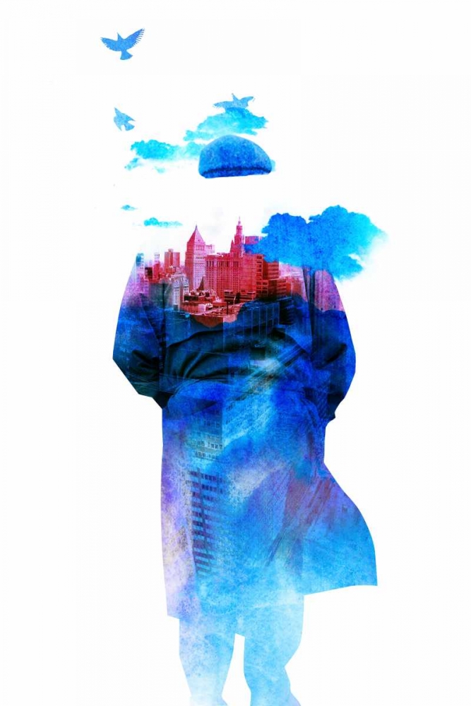 Wall art: Get Away from Town, by Farkas, Robert