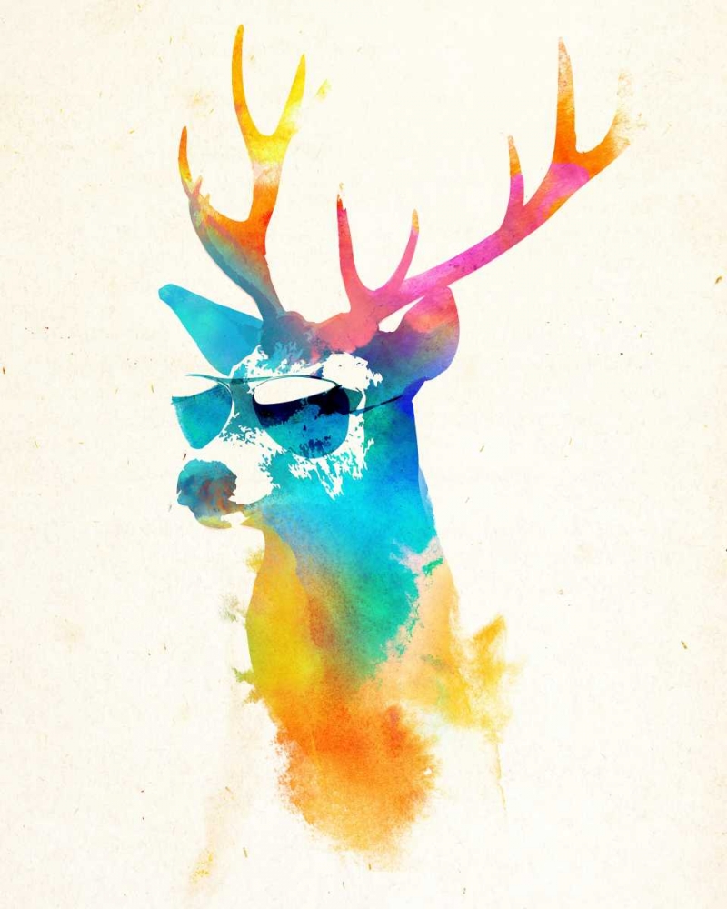 Wall Art Painting id:32849, Name: Sunny Stag, Artist: Farkas, Robert