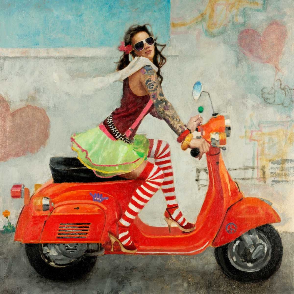 Wall Art Painting id:65711, Name: This Is How I Roll, Artist: Fitzpatrick, Michael