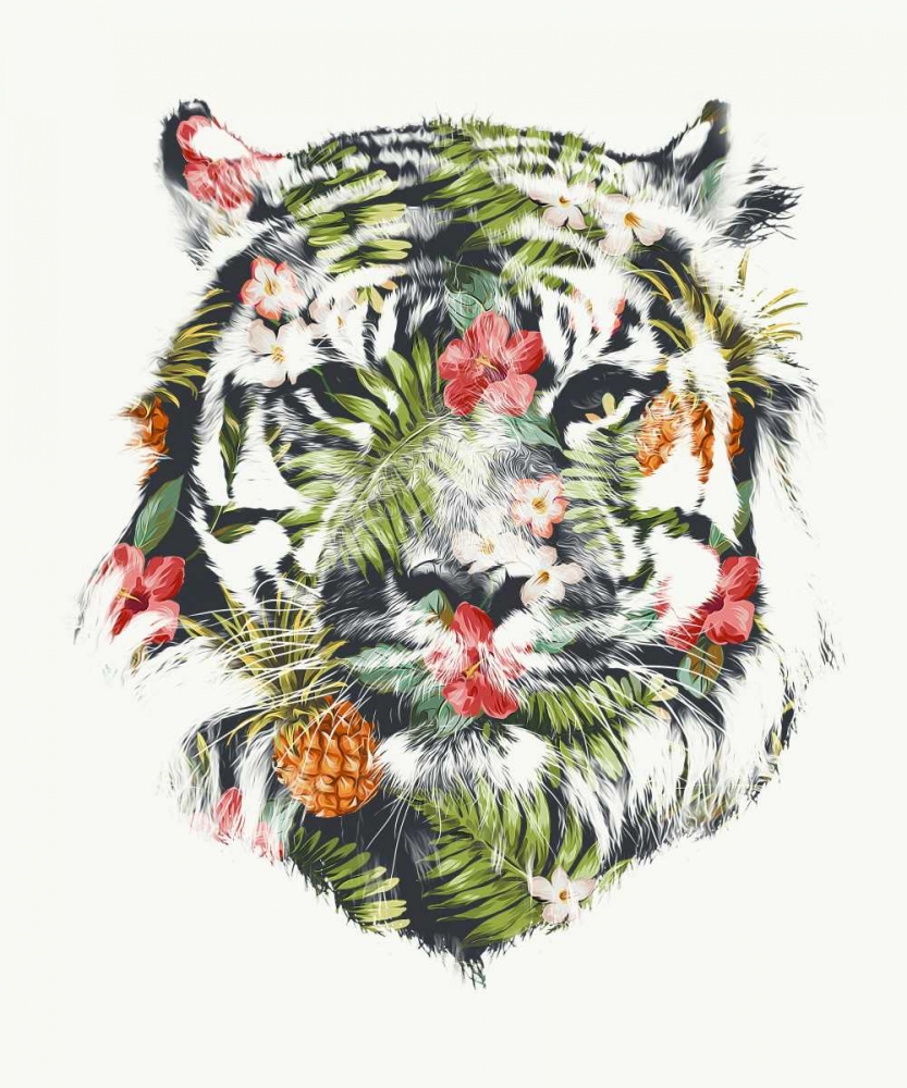 Wall Art Painting id:65608, Name: Tropical Tiger, Artist: Farkas, Robert