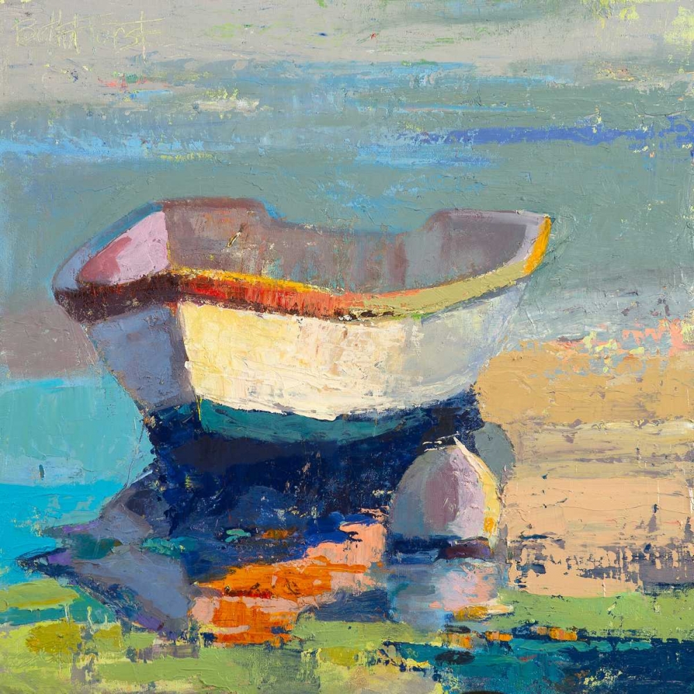 Wall Art Painting id:74659, Name: Bottle Green Boat, Artist: Forst, Beth A.