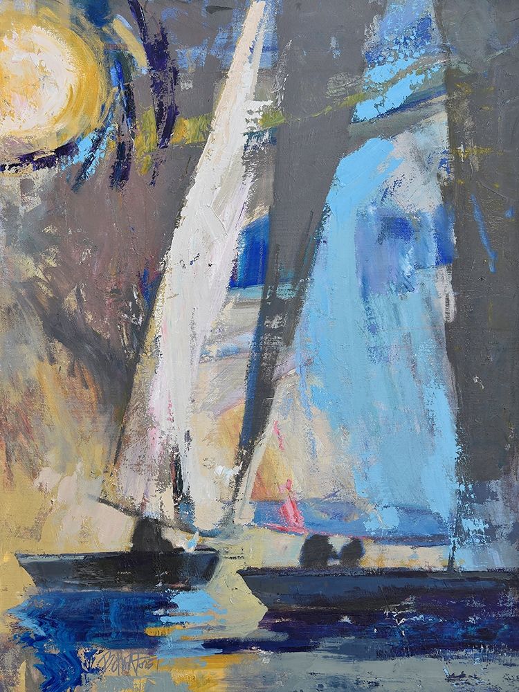 Wall Art Painting id:356413, Name: Blue Breeze Dynamics, Artist: Forst, Beth A.