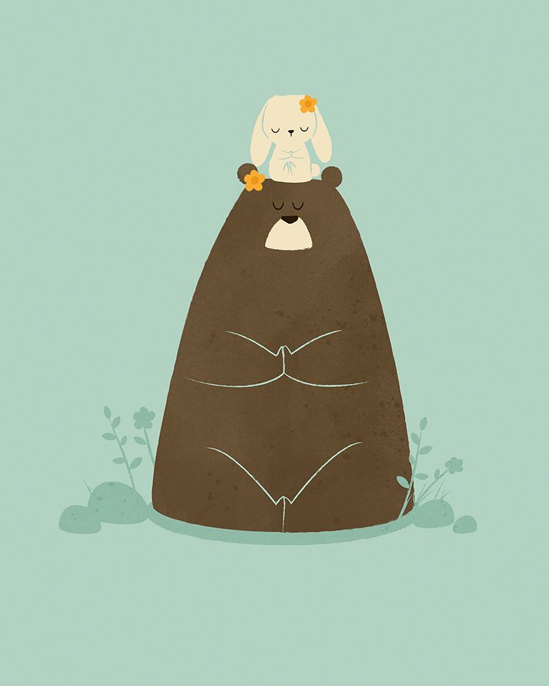 Wall Art Painting id:445729, Name: Namaste, Artist: Fleck, Jay