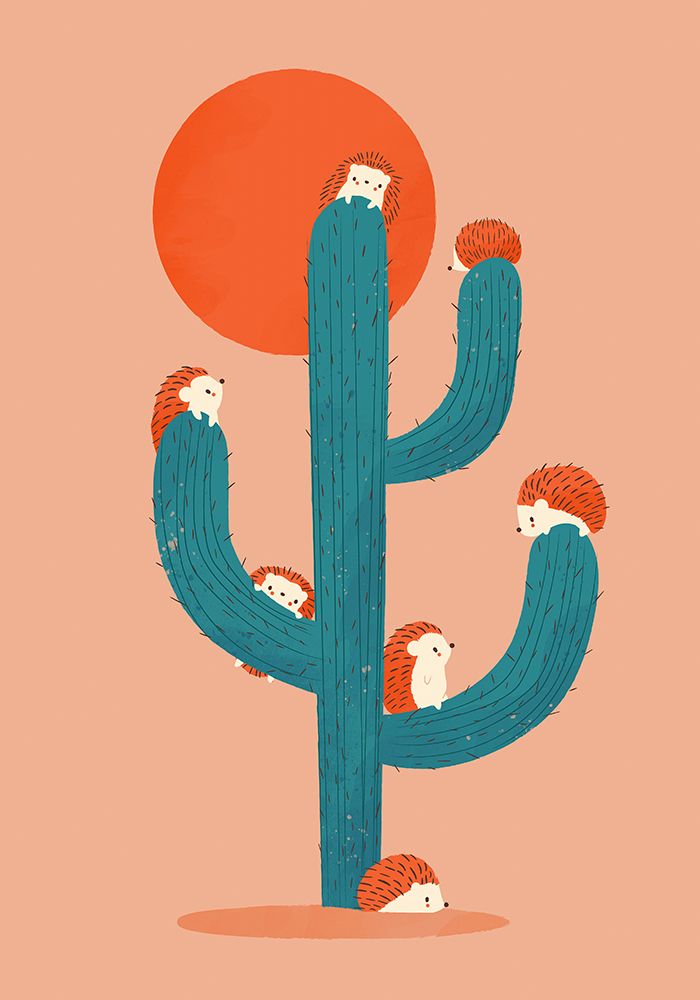 Wall Art Painting id:445734, Name: Prickly, Artist: Fleck, Jay