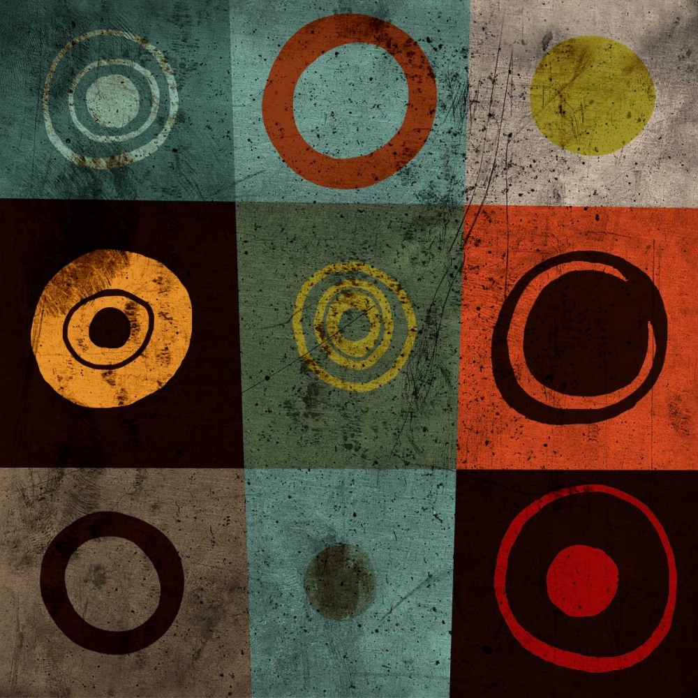 Wall Art Painting id:65724, Name: Tiles Circles, Artist: GraphINC
