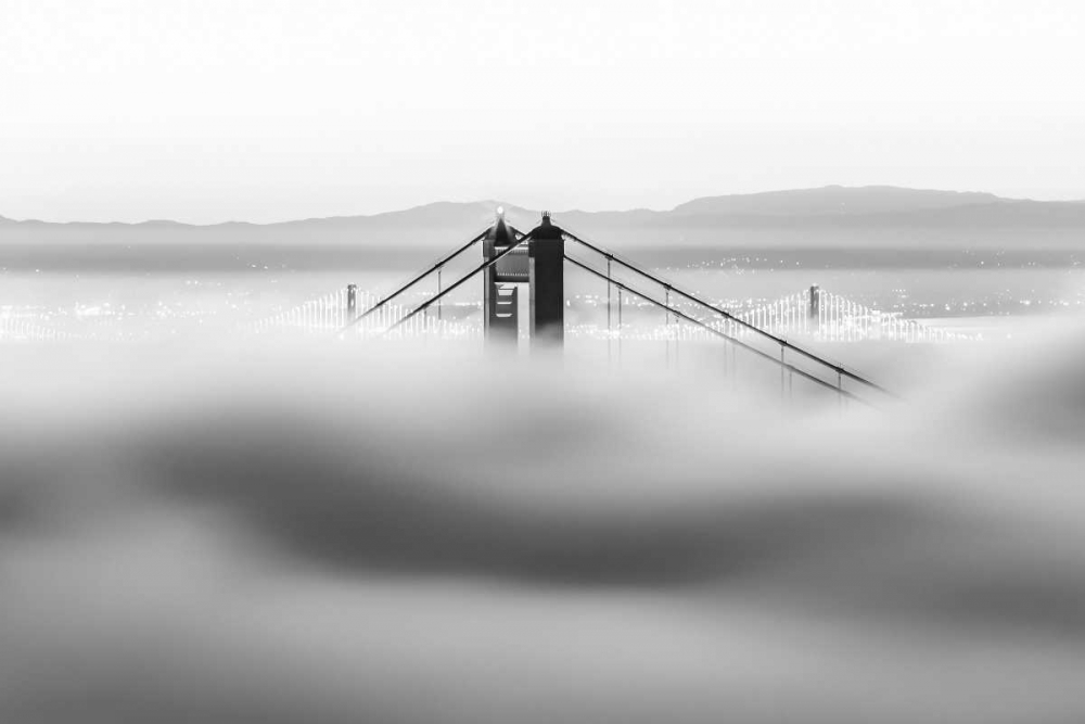 Art Print: Across the Bay BW