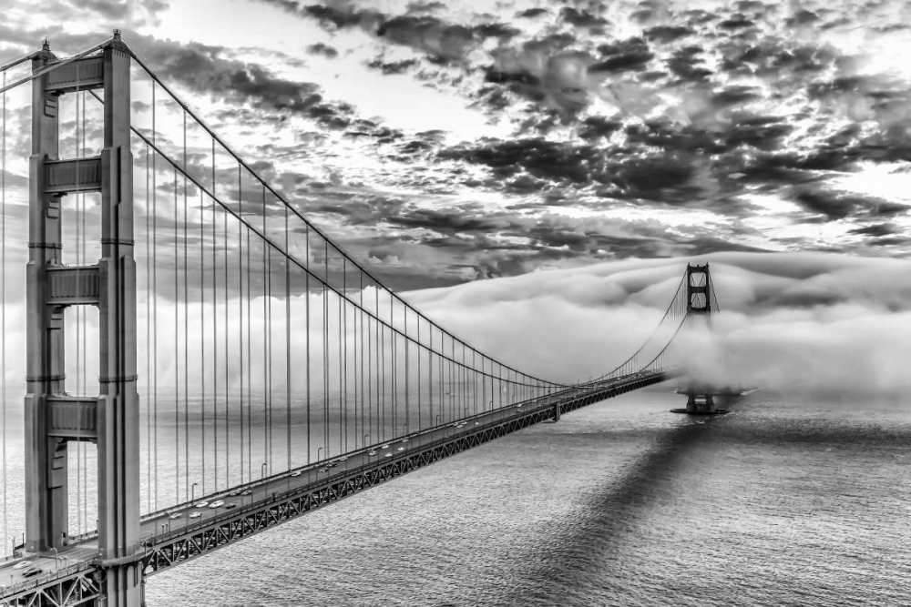 Wall art: Evening Commute BW, by Gordon, Dave