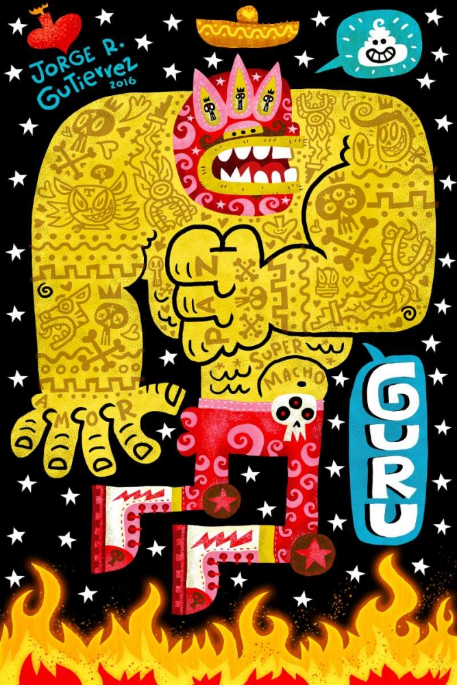 Wall art: Guru, by Gutierrez, Jorge R.