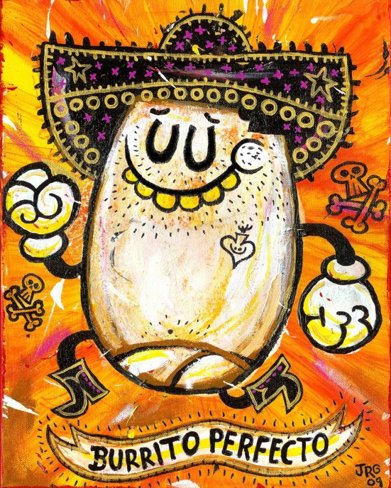 Wall art: Burrito Perfecto, by Gutierrez, Jorge R.