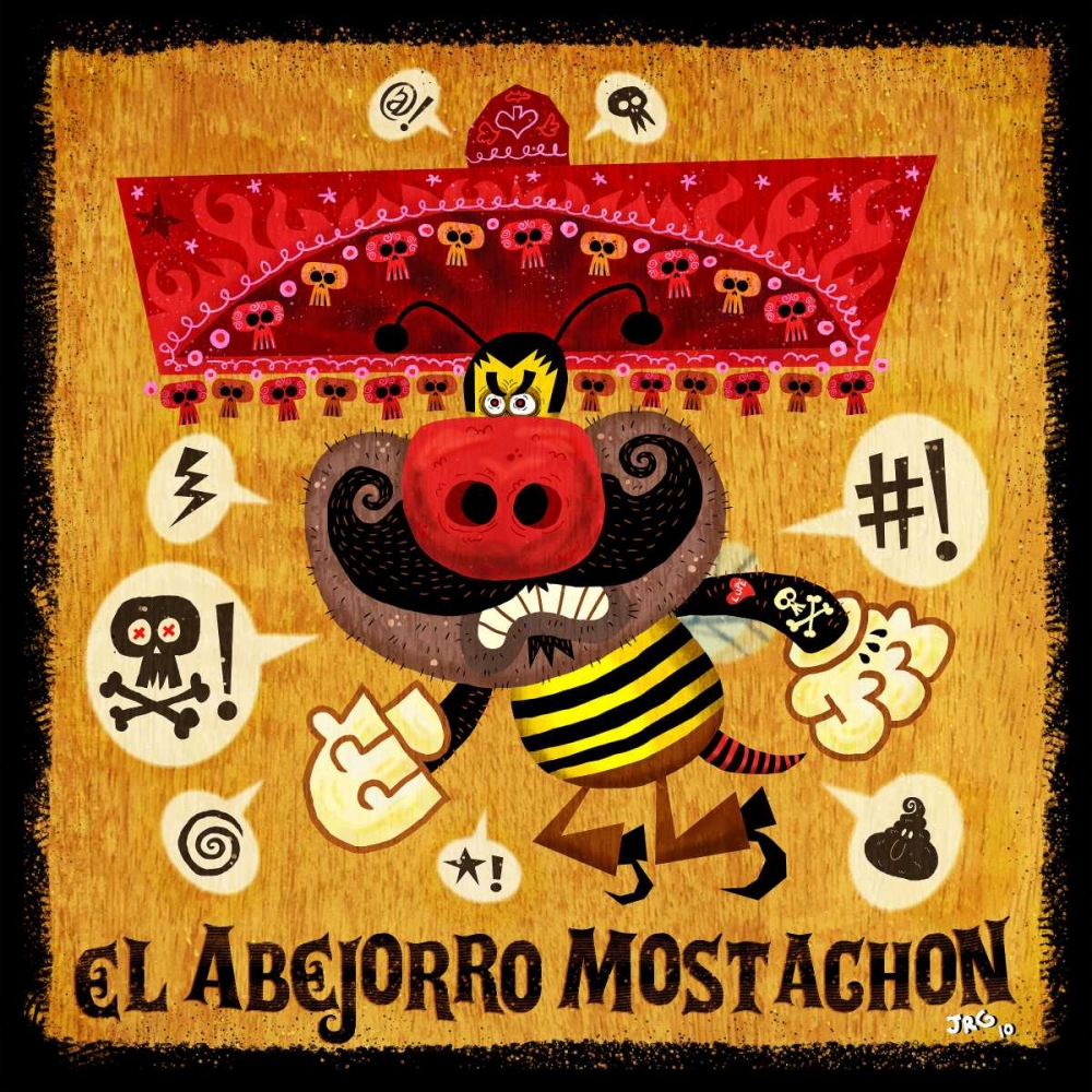 Wall art: Abejorro Mostachon, by Gutierrez, Jorge R.