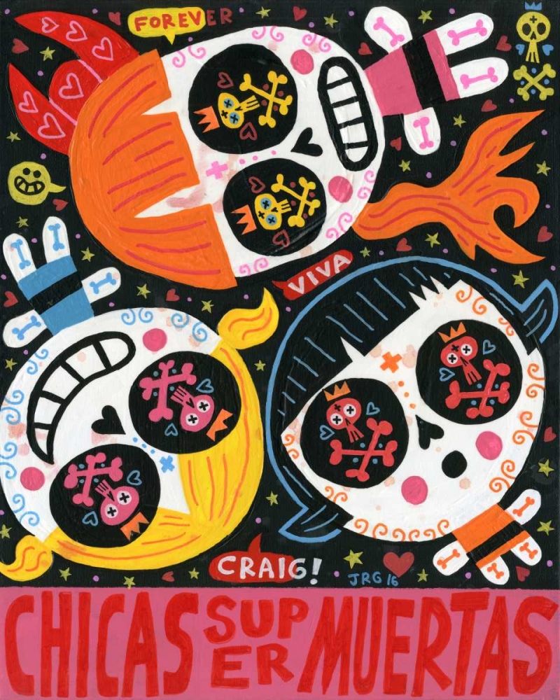 Wall art: The Holy Trinity, by Gutierrez, Jorge R.