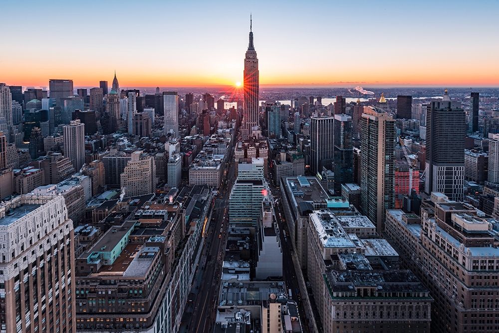 Art Print: Empire Sunburst Sunrise 2