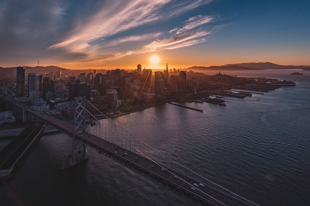 Art Print: Sunset Explosion