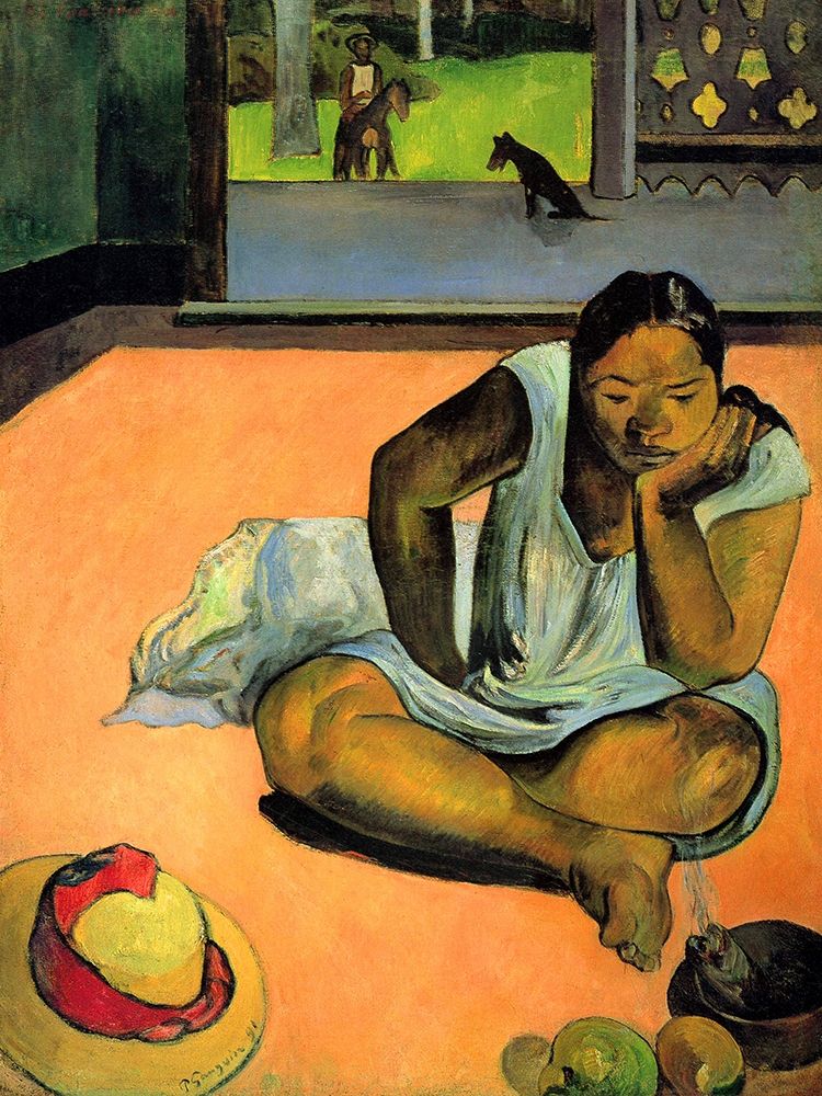 Wall art: La Boudeuse (Te Faaturuma), by Gauguin, Paul