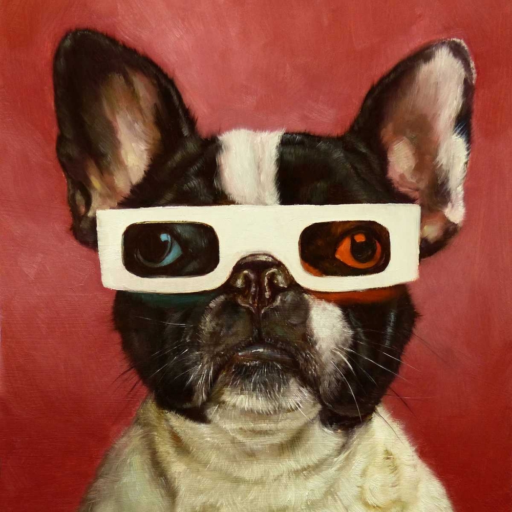 Art Print: 3D Dog