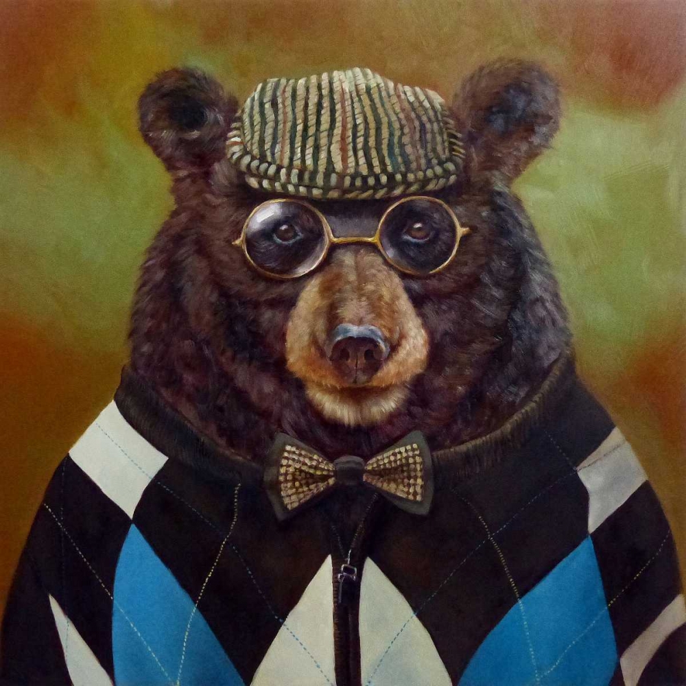 Wall Art Painting id:88312, Name: Papa Bear, Artist: Heffernan, Lucia