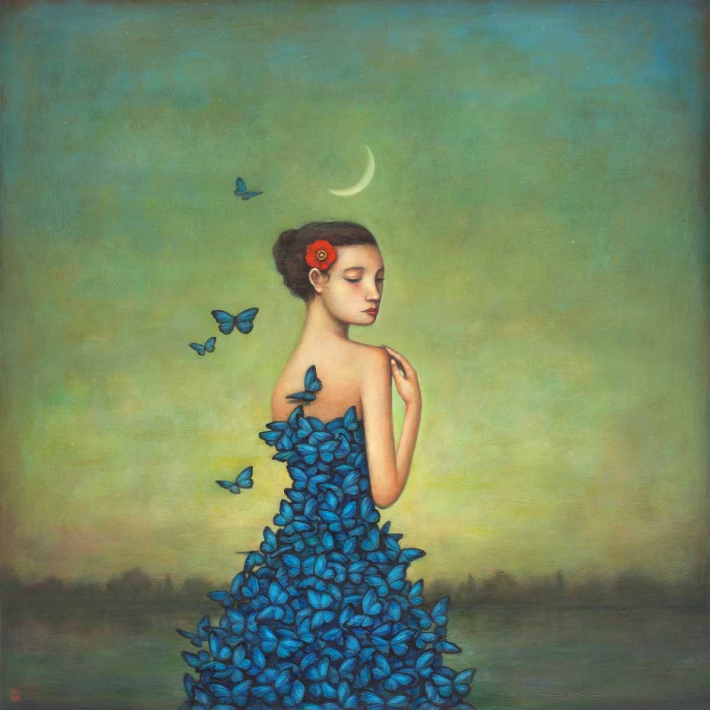 Wall Art Painting id:140012, Name: Metamorphosis in Blue, Artist: Huynh, Duy