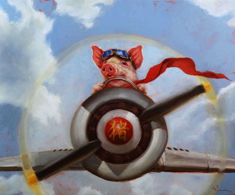 Art Print: When Pigs Fly