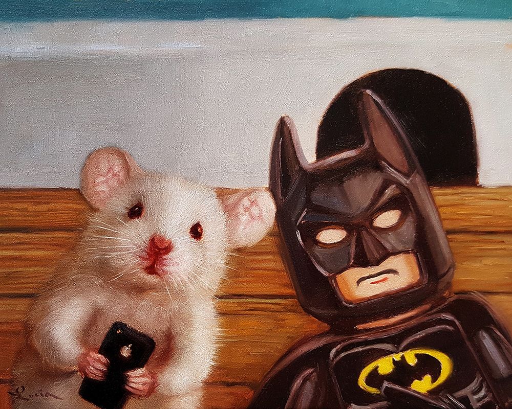 Art Print: Selfie with Batman