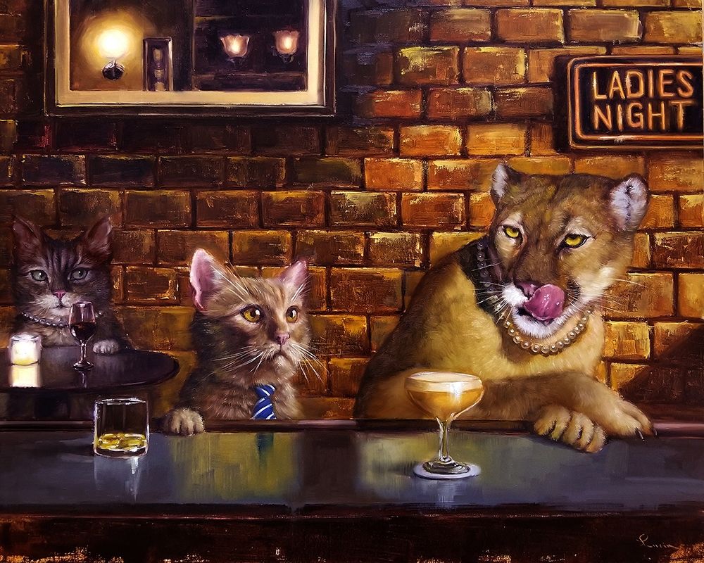 Wall art: On The Prowl, by Heffernan, Lucia