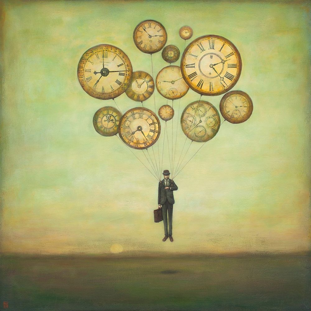 Wall Art Painting id:226008, Name: Waiting for Time to Fly, Artist: Huynh, Duy