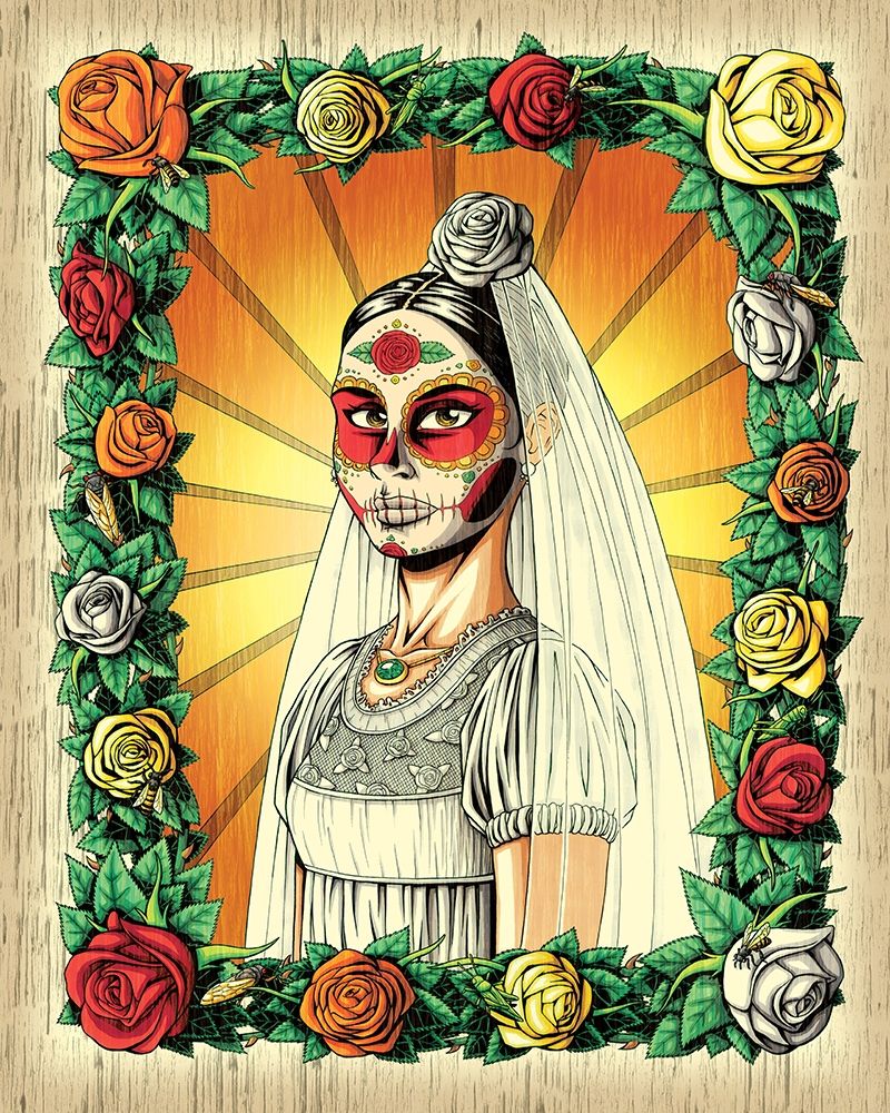 Wall art: Muerta Bride, by Ivins, Nicholas