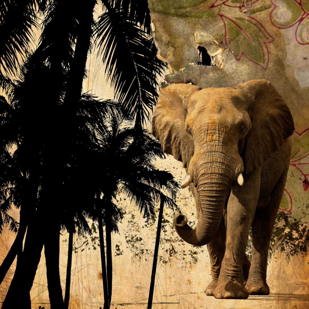 Wall Art Painting id:139897, Name: Mighty Elephant 2, Artist: GraphINC
