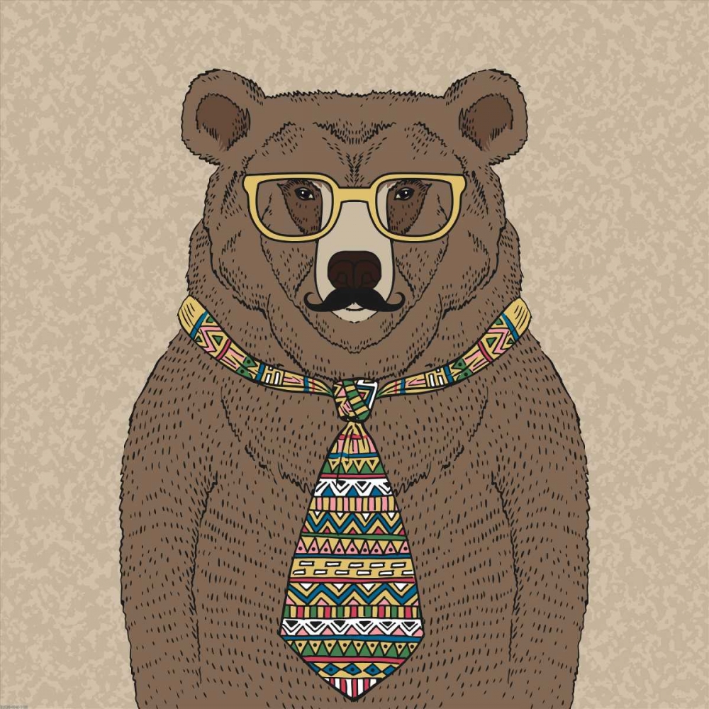 Wall Art Painting id:139842, Name: Bear-man, Artist: GraphINC