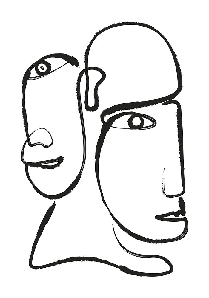 Art Print: Double Silhouette