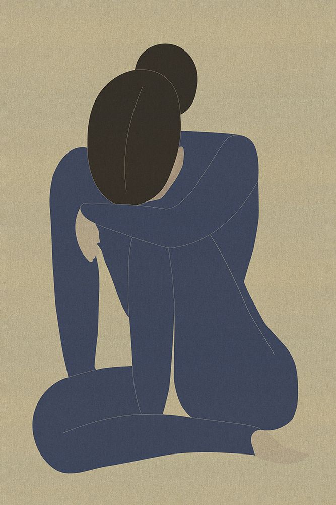 Art Print: Woman in Thought