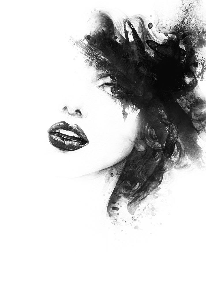 Wall art: Shadow Girl, by Incado