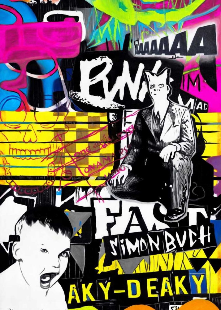 Wall art: Poser, by Colourblind Suicide