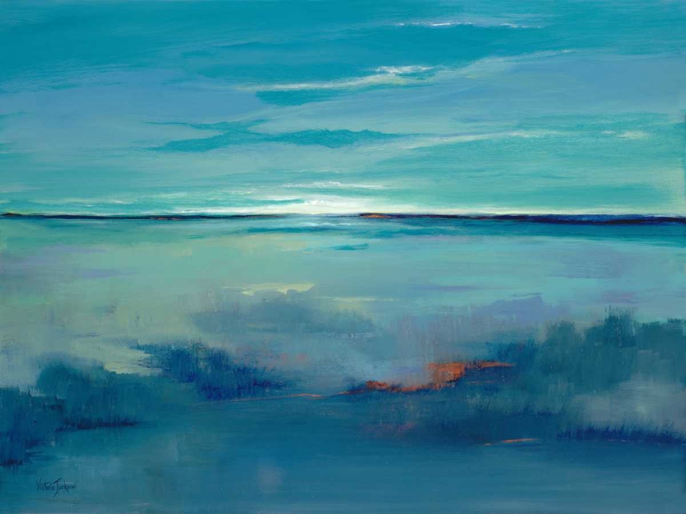 Wall Art Painting id:66169, Name: Blue Ciel, Artist: Jackson, Victoria