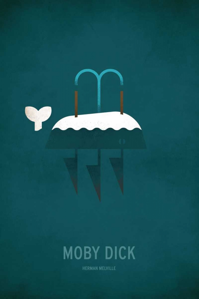 Wall art: Moby Dick Minimal, by Jackson, Christian