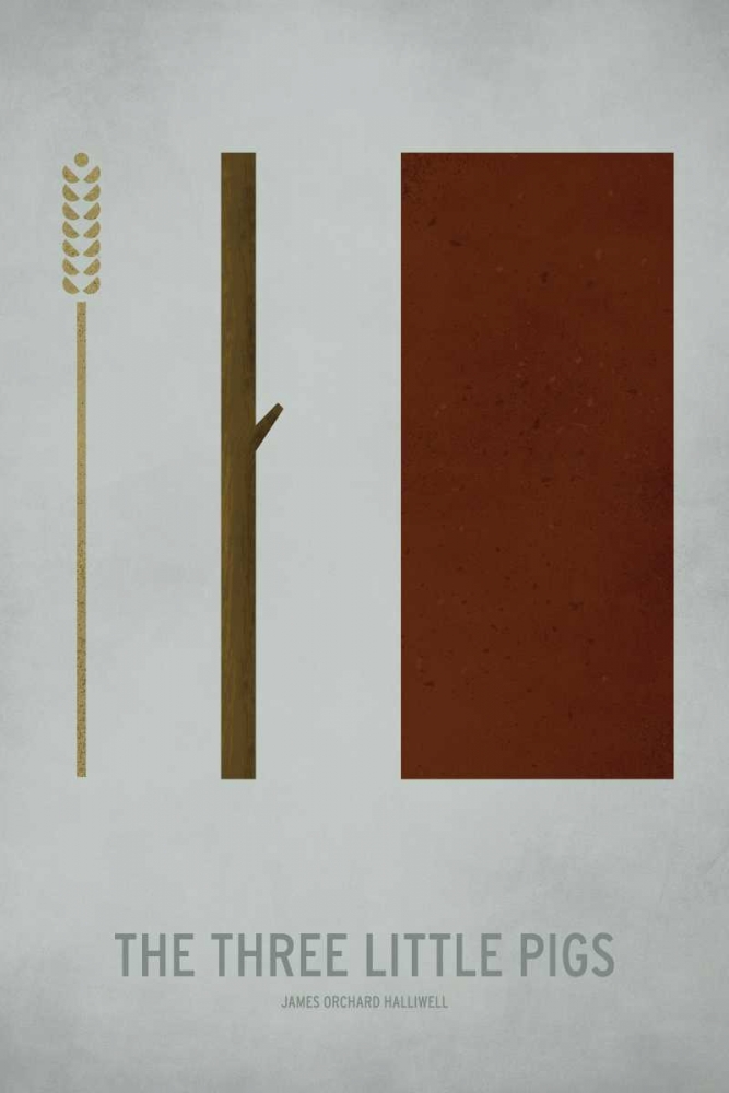 Wall Art Painting id:88318, Name: Three Little Pigs, Artist: Jackson, Christian