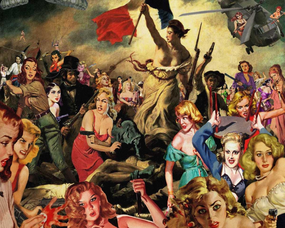 Wall art: Liberty Leading, by Kite, Barry