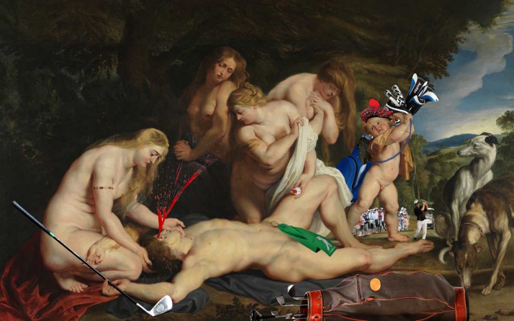 Wall art: Playing Through, by Kite, Barry