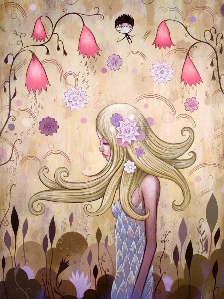 Wall Art Painting id:32970, Name: Garden of Sleeping Flowers II, Artist: Ketner, Jeremiah