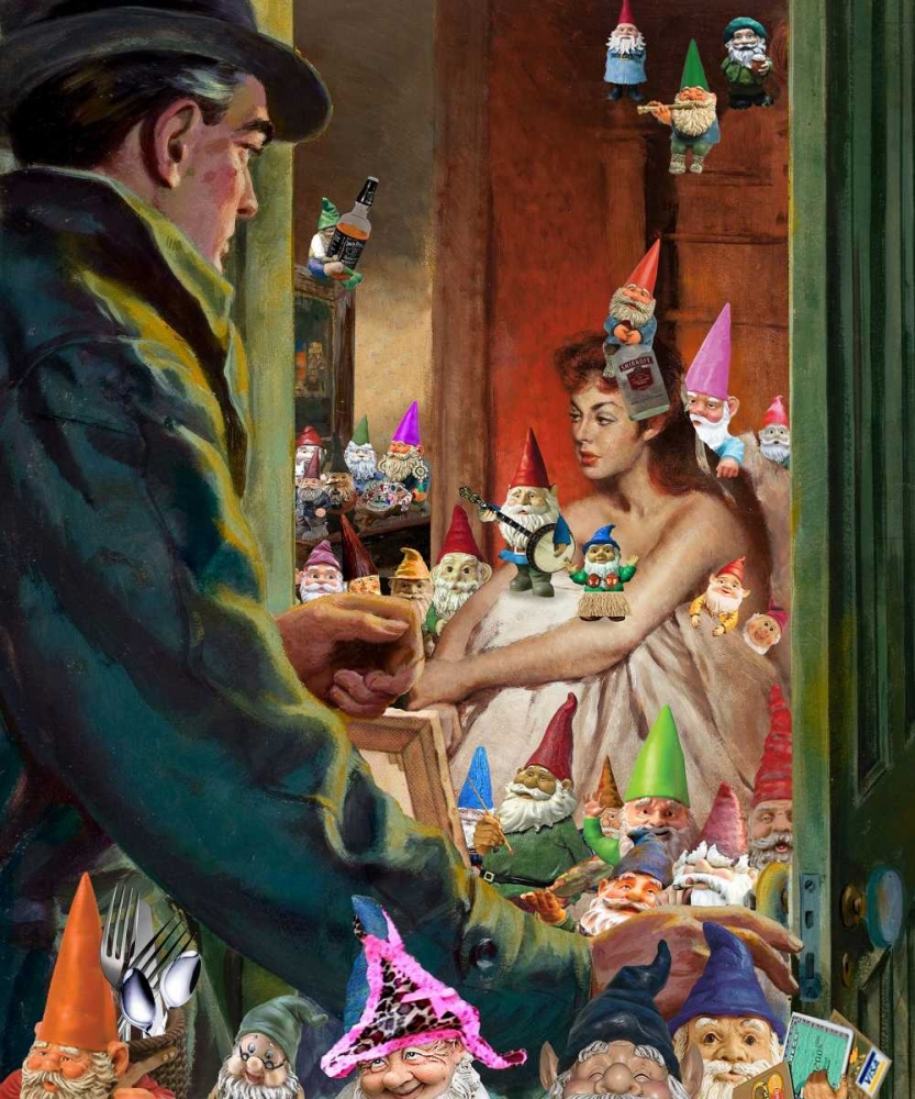 Wall Art Painting id:82687, Name: Gnome Alone, Artist: Kite, Barry