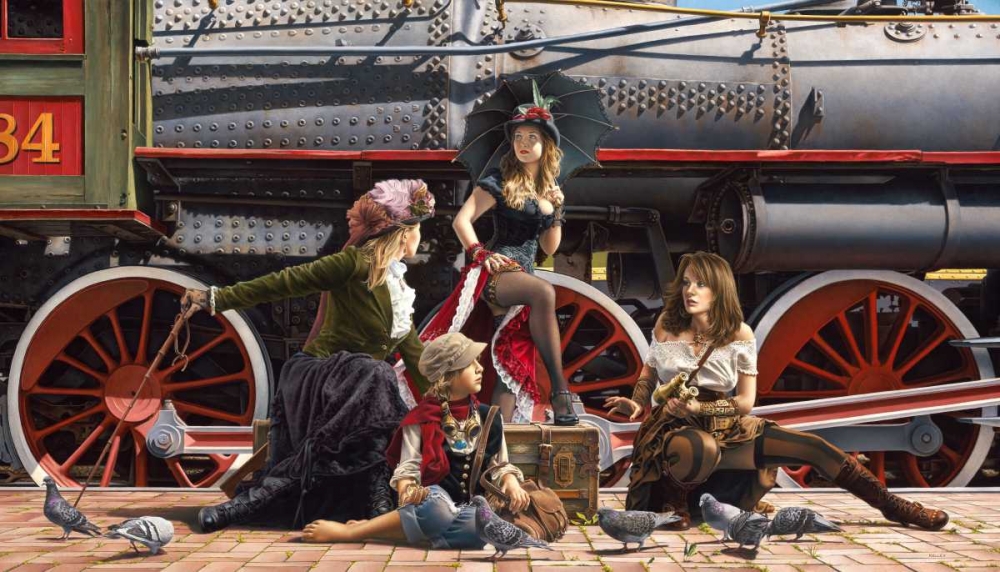 Art Print: Last Train for the Coast