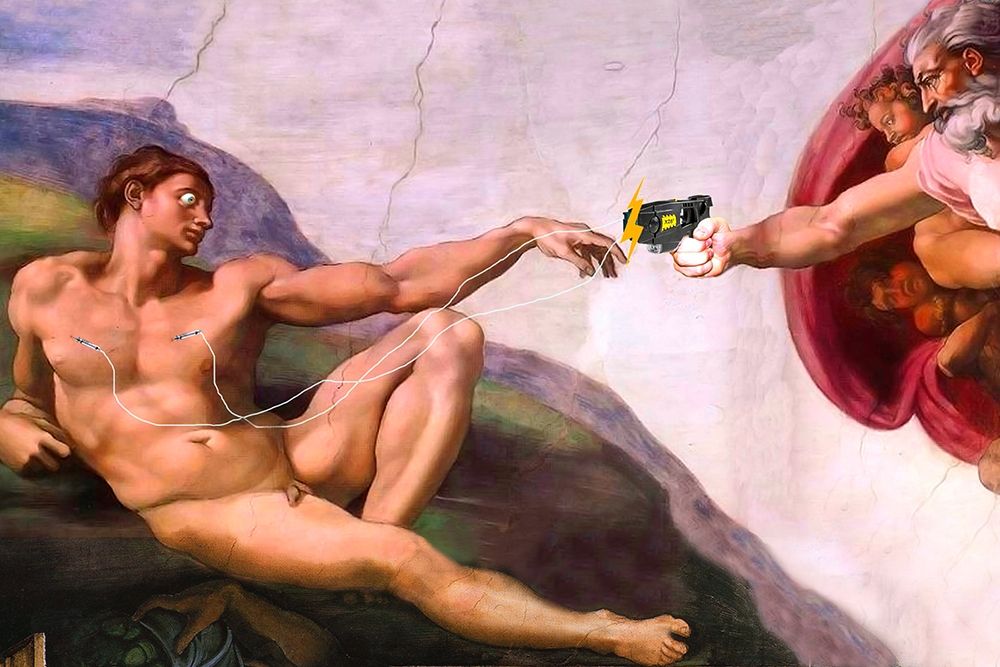 Wall art: The Tasing, by Kite, Barry