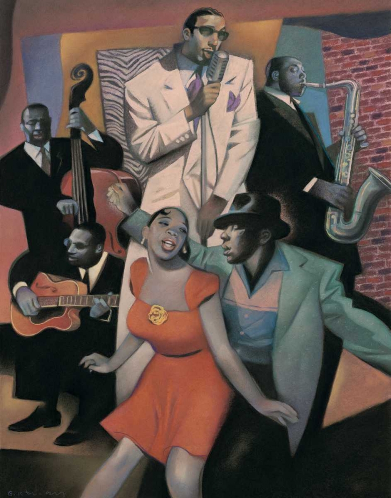 Wall art: Club Zanzibar, by Kelley, Gary