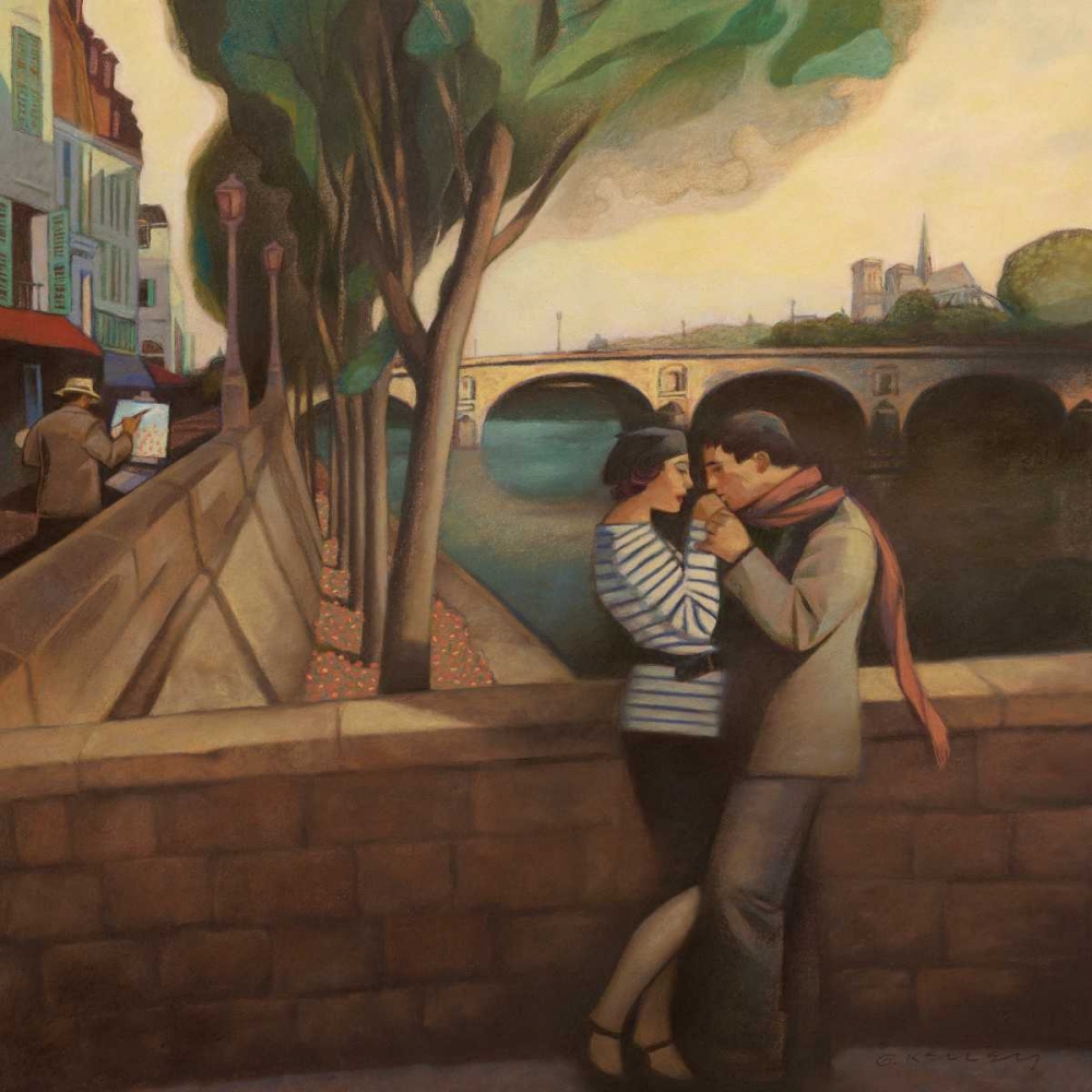 Wall Art Painting id:14922, Name: April in Paris, Artist: Kelley, Gary