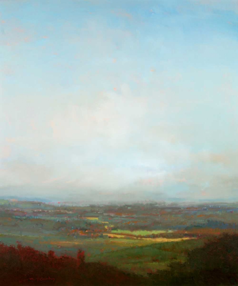 Art Print: Green Valley Below