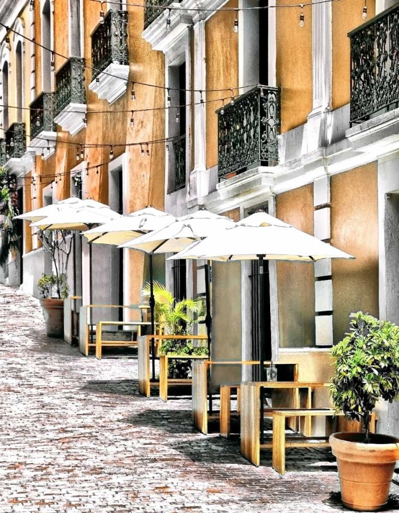 Art Print: Old San Juan Siesta